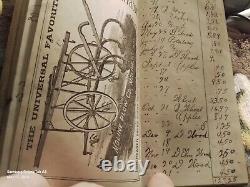 1882 Very Rare Original Moline Plow Company Farmers Diary Pocketbook! Must See