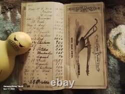 1882 Very Rare Original Moline Plow Company Farmers Diary Pocketbook! Must See