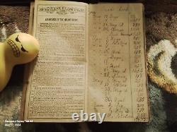 1882 Very Rare Original Moline Plow Company Farmers Diary Pocketbook! Must See