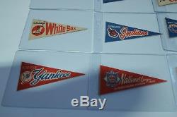 19 1963 Post Mini Baseball Pennant Collection! Must See
