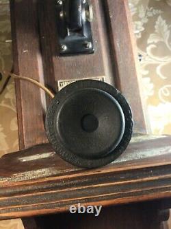 1905 Antique The Northern Electric Wood Hand Crank Wall Telephone (must See)