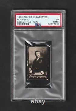 1905 Cousis Cigarettes President THEODORE ROOSEVELT PSA Graded Must See