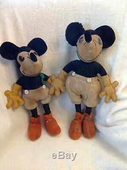 1930s 1st Produced George Borgfeldt Dolls of Mickey Mouse Must See