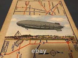 1931 USS AKRON Specification Description Picture Postcard & Magazine MUST SEE
