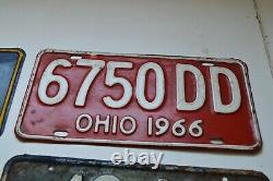 1938, 1956, 1958, 1959, 1966, 1972 Ohio License Plate Lot! Must See