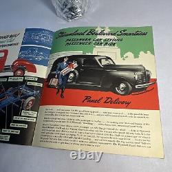 1940 PLYMOUTH Commercial Cars ORIGINAL Color Catalog Brochure MUST SEE! RARE