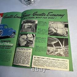 1940 PLYMOUTH Commercial Cars ORIGINAL Color Catalog Brochure MUST SEE! RARE