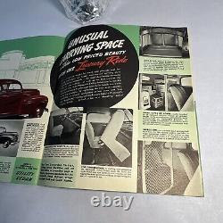 1940 PLYMOUTH Commercial Cars ORIGINAL Color Catalog Brochure MUST SEE! RARE