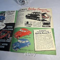 1940 PLYMOUTH Commercial Cars ORIGINAL Color Catalog Brochure MUST SEE! RARE