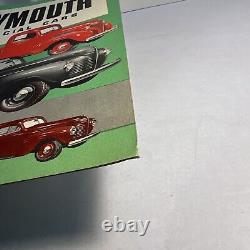 1940 PLYMOUTH Commercial Cars ORIGINAL Color Catalog Brochure MUST SEE! RARE