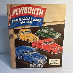 1941 PLYMOUTH Commercial Cars ORIGINAL Color Catalog Brochure MUST SEE! RARE