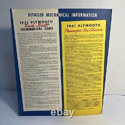 1941 PLYMOUTH Commercial Cars ORIGINAL Color Catalog Brochure MUST SEE! RARE