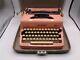 1950's Royal Quiet De Luxe Typewriter In Case- Superb- Clean- Must See