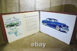 1951 Buick Dealers Showroom Album Binder Rare Original Must See Pics