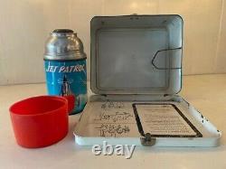 1957 Jet Patrol Lunch Box withOriginal Thermos Very Clean Must See @@