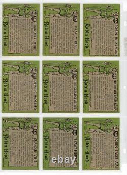 1957 ROBIN HOOD Complete 60 Card Set- All cards Scanned HIGH GRADE- MUST SEE