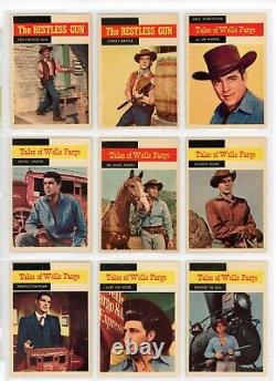 1958 TV WESTERNS Complete 71 Card Set- All cards Scanned HIGH GRADE- MUST SEE