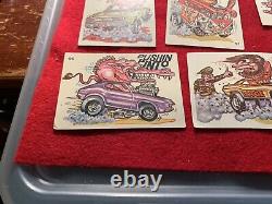 1973 Donruss Fantastic Odd Rods Cards Must See No Reserve