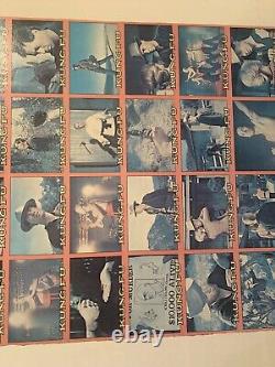 1973 Topps Kung Fu card sheet Original Poster Back Must See One of a kind