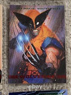 1993 Marvel Masterpices Trading Cards 71 Card Set Out Of 90 MINT MUST SEE