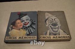 2 Vintage Circus Scrap Books With Tickets, Etc! Must See