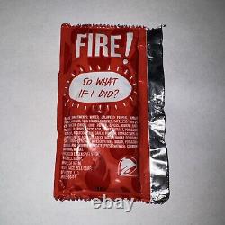 2024 Taco Bell Fire Sauce ERROR! Misprint, Highly Collectable, Must See! RARE