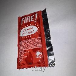 2024 Taco Bell Fire Sauce ERROR! Misprint, Highly Collectable, Must See! RARE