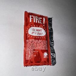 2024 Taco Bell Fire Sauce ERROR! Misprint, Highly Collectable, Must See! RARE