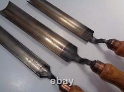 3 BENT GOUGE CHISEL BUCK BROTHERS ALL IN GREAT USED CONDITION MUST SEE lot 403
