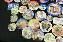 350+ Political Pin Back Buttons Ranging Over 40 Years! Must See