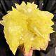 392G Rare yellow sulfur crystal quartz crystal mineral (MUST SEE VIDEO)