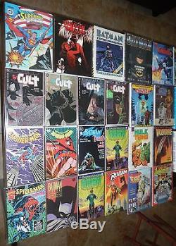 56- HUGE comic TPB HARD COVER LOT BATMAN SUPERMAN SDCC x men MARVEL DC MUST SEE