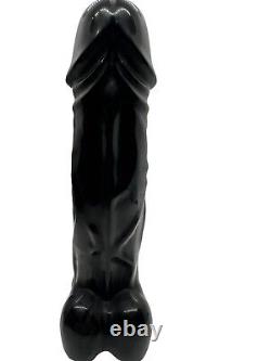 6 Inch Tall PENIS Peen Natural Black Obsidian Crystal Handmade By Me! Must See