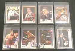 80 Different Signed Kayo Boxing Cards From Referee Collection Must See