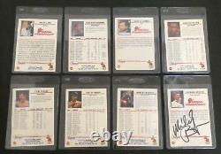 80 Different Signed Kayo Boxing Cards From Referee Collection Must See