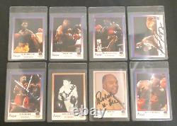 80 Different Signed Kayo Boxing Cards From Referee Collection Must See