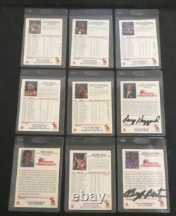 80 Different Signed Kayo Boxing Cards From Referee Collection Must See