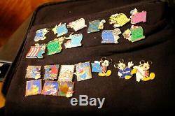 96 DISNEY PINS + 1 BOOK older many LE'S MUST SEE MOVIE POSTER PINS
