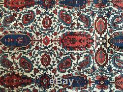 A Must See Antique Collectible Persian Mishin/Mishan Malayer Area Rug