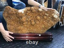 A Must See CITRINE MINERAL SPECIMEN 36.7 Kgs = 81 Lbs ALL OFFERS WELCOME