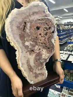 A Must See Deep Color PINK AMETHYST 9 Kg = 19 Lbs Rarest from Brazil