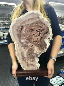 A Must See Deep Color PINK AMETHYST 9 Kg = 19 Lbs Rarest from Brazil