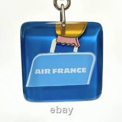 A Must-See For Retro Aviation Collectors Air France Bourbon Keychain 1960 3f