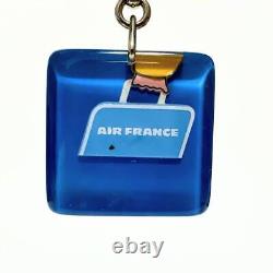 A Must-See For Retro Aviation Collectors Air France Bourbon Keychain 1960 3f