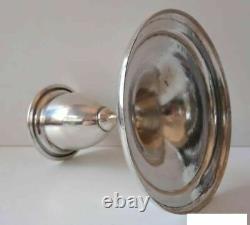 ANTIQUE CANDLE HOLDER, VARTAN SILVER 84 (. 875), 125 gm- MUST TO SEE