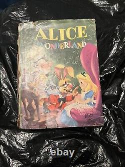 Alice in Wonderland 1945 VINTAGE Hardcover Book RARE MUST SEE