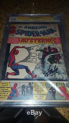 Amazing Spider-man 13 CGC SS 3.0 Stan Lee Signed 1st App MYSTERIO MUST SEE