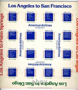 American Airline FUNFINDER Los Angeles San Francisco 1978 Must See