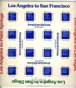 American Airline FUNFINDER Los Angeles San Francisco 1978 Must See