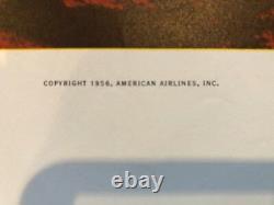 American Airlines 1956 Lithograph by William Garnett of Arizona RARE Must See